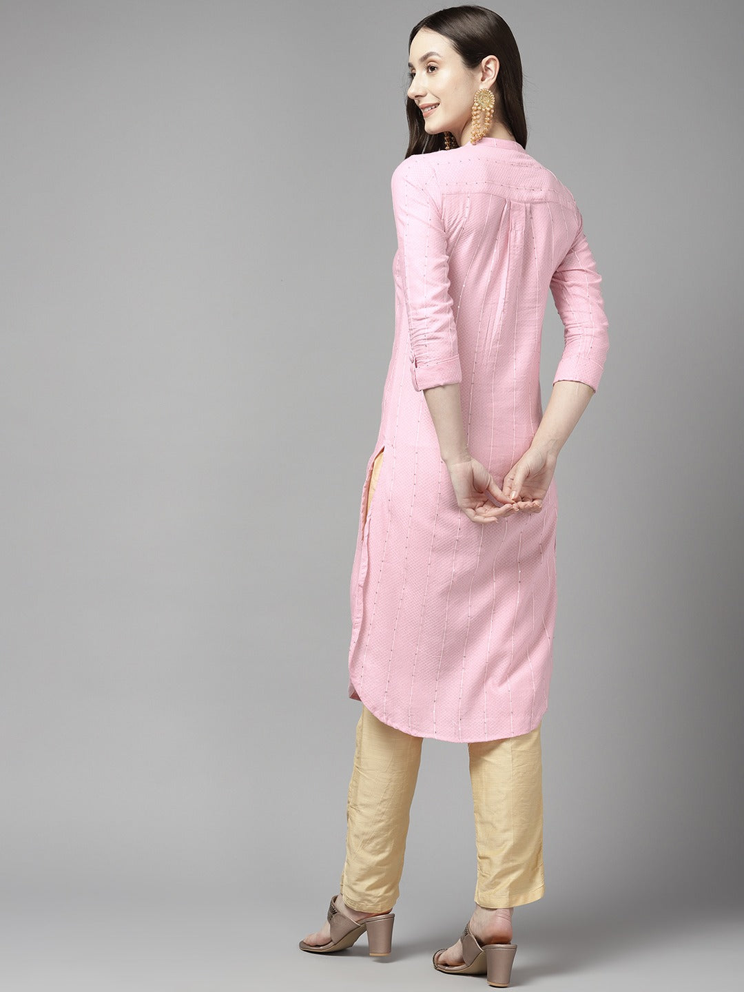 Yufta Striped Kurta - Distacart