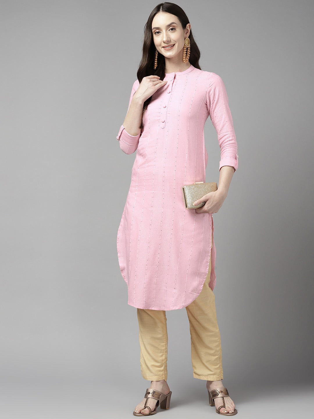 Yufta Striped Kurta - Distacart