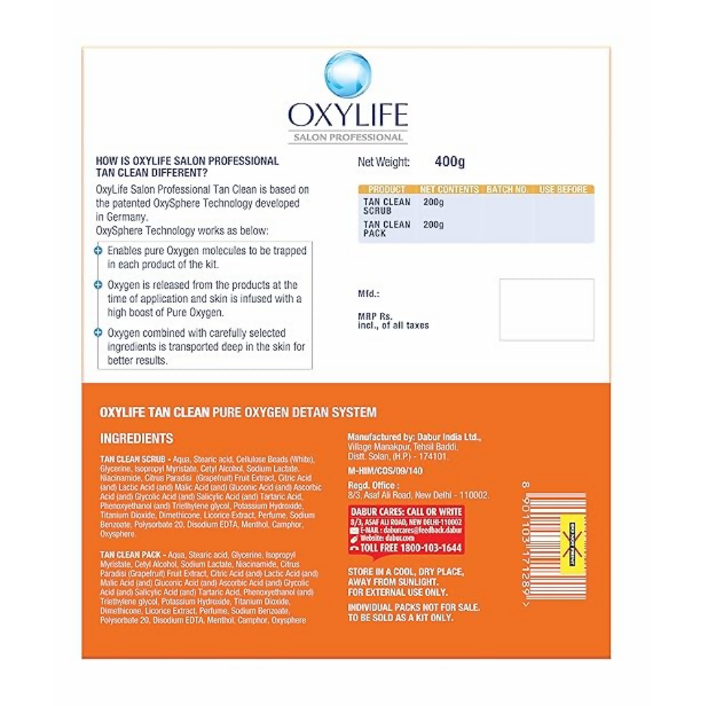 Oxylife Tan Clear Kit - Dista