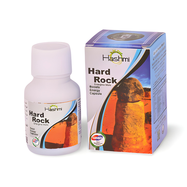 Hashmi Pharmacy Hard Rock Capsules are formulated with natural ingredients like Ashwagandha, Safed Musli, Gokshur, Gheekwar, and more. - Distacart
