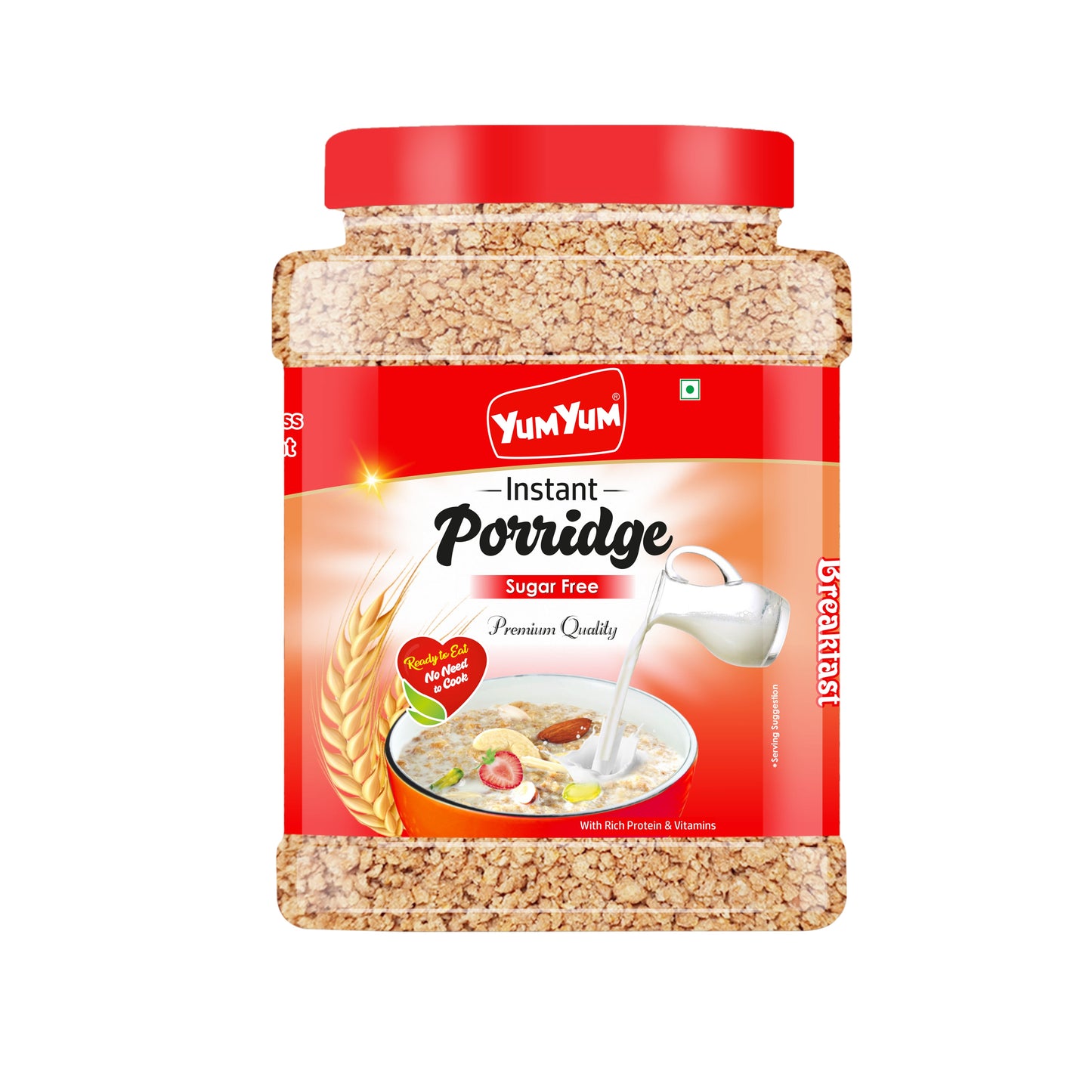 Yum Yum Instant Zero Added Sugar Porridge Jar - Dista