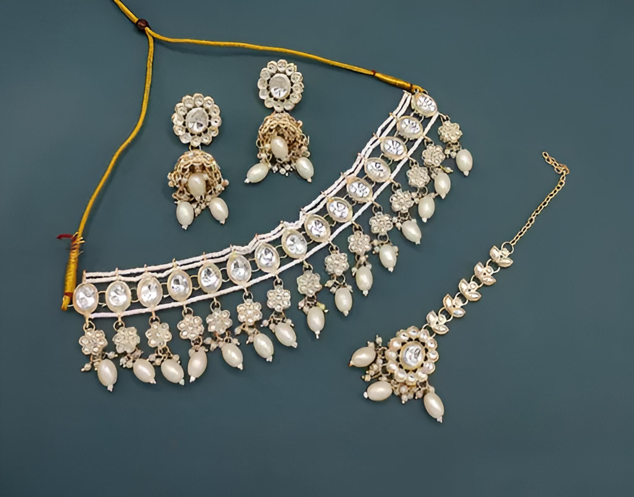 Jewel City Regal Diamond and Emerald Necklace Set - Exquisite Bridal and Formal Jewelry