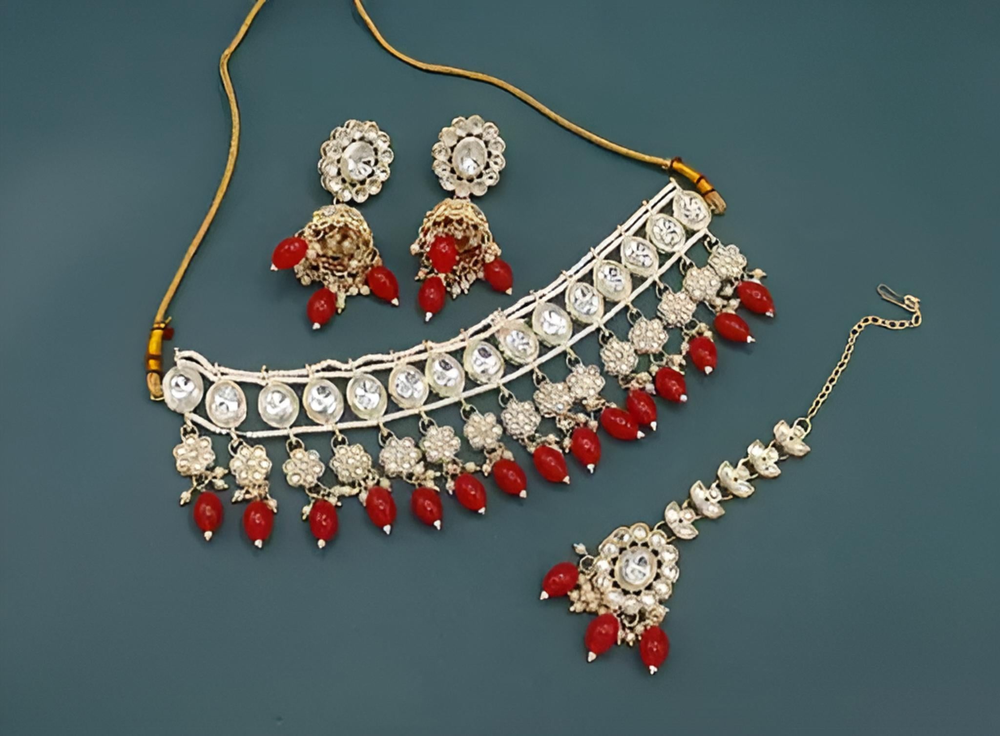 Jewel City Regal Diamond and Emerald Necklace Set - Exquisite Bridal and Formal Jewelry