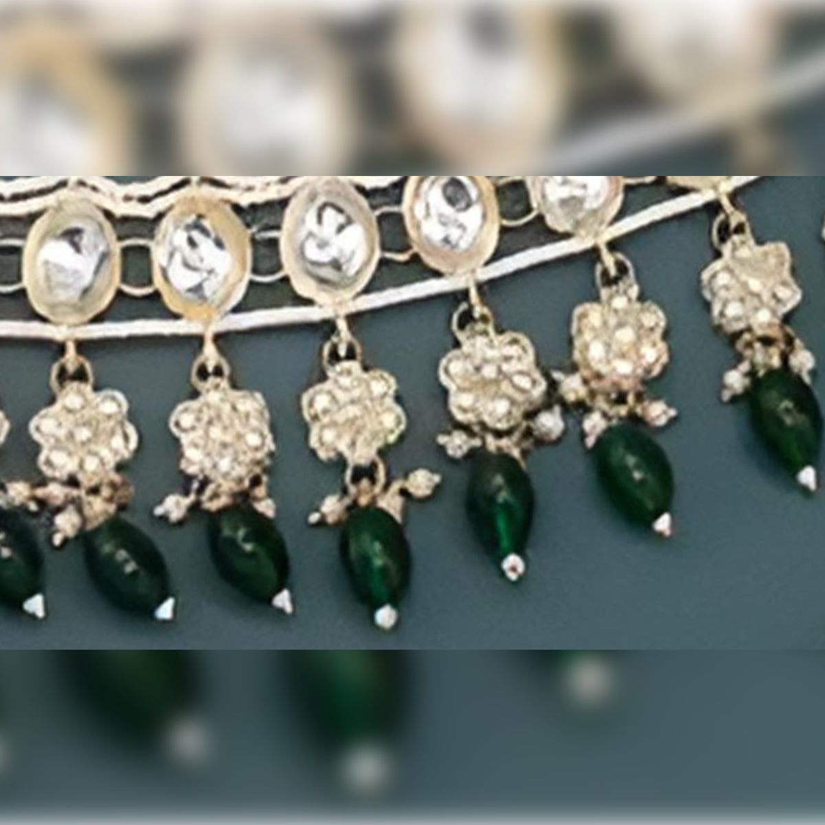 Jewel City Regal Diamond and Emerald Necklace Set - Exquisite Bridal and Formal Jewelry