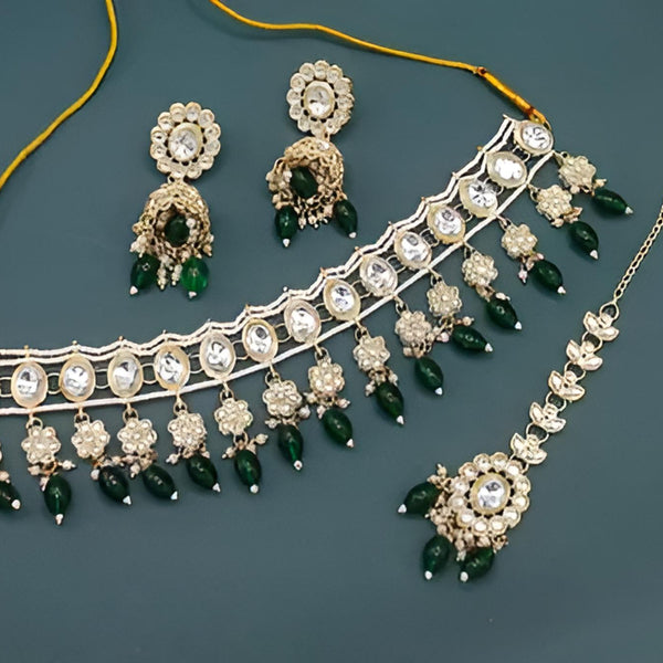 Jewel City Regal Diamond and Emerald Necklace Set - Exquisite Bridal and Formal Jewelry