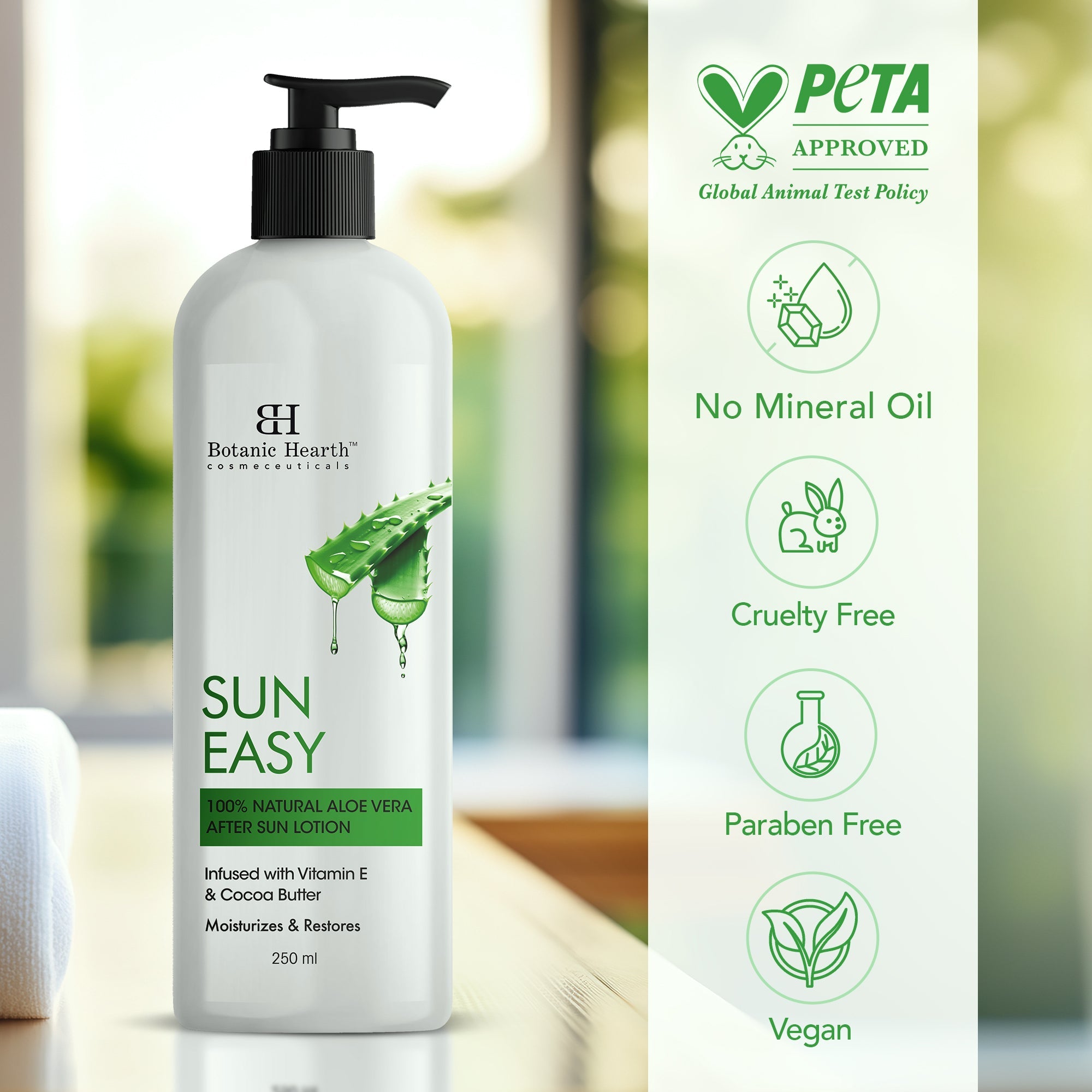 Botanic Hearth Aloe Vera After Sun Lotion - Distacart