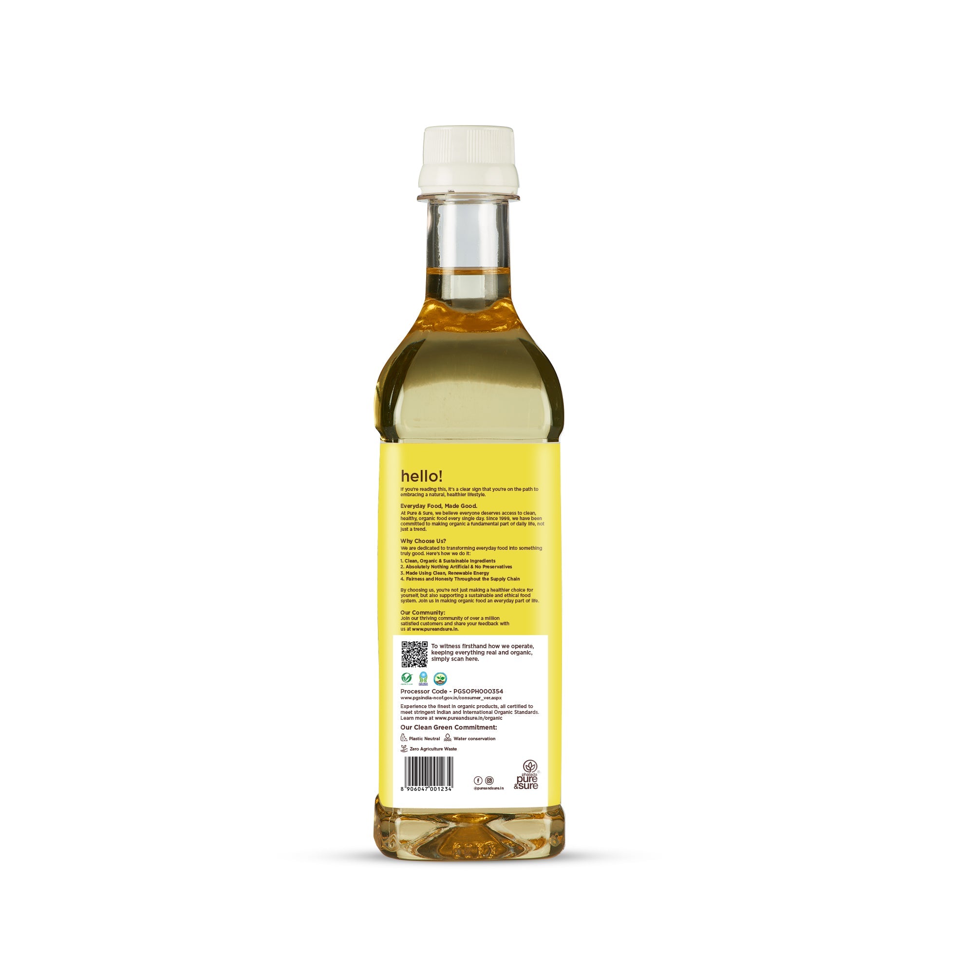 Pure & Sure Organic Sunflower Oil