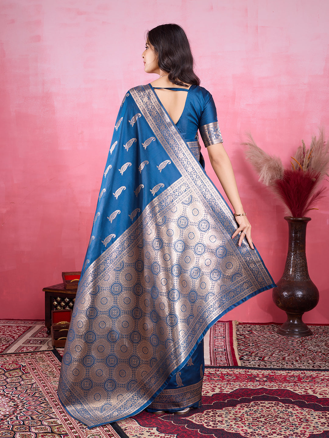 Vedant Vastram Banarasi Silk Fashion Saree - Morpinch - Distacart