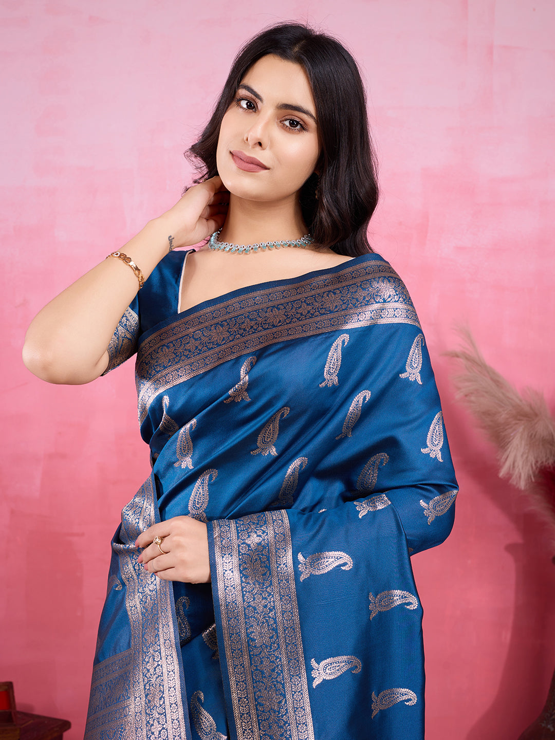 Vedant Vastram Banarasi Silk Fashion Saree - Morpinch - Distacart