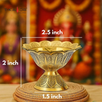 Thumbnail for CraftVatika Brass Traditional Devdas Puja Lamp For Decor