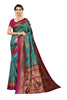 Vamika rama & wine Printed Art Silk Saree - Distacart