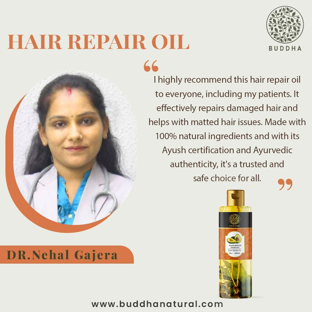 Buddha Natural Hair Repair Treatment Oil - Distacart