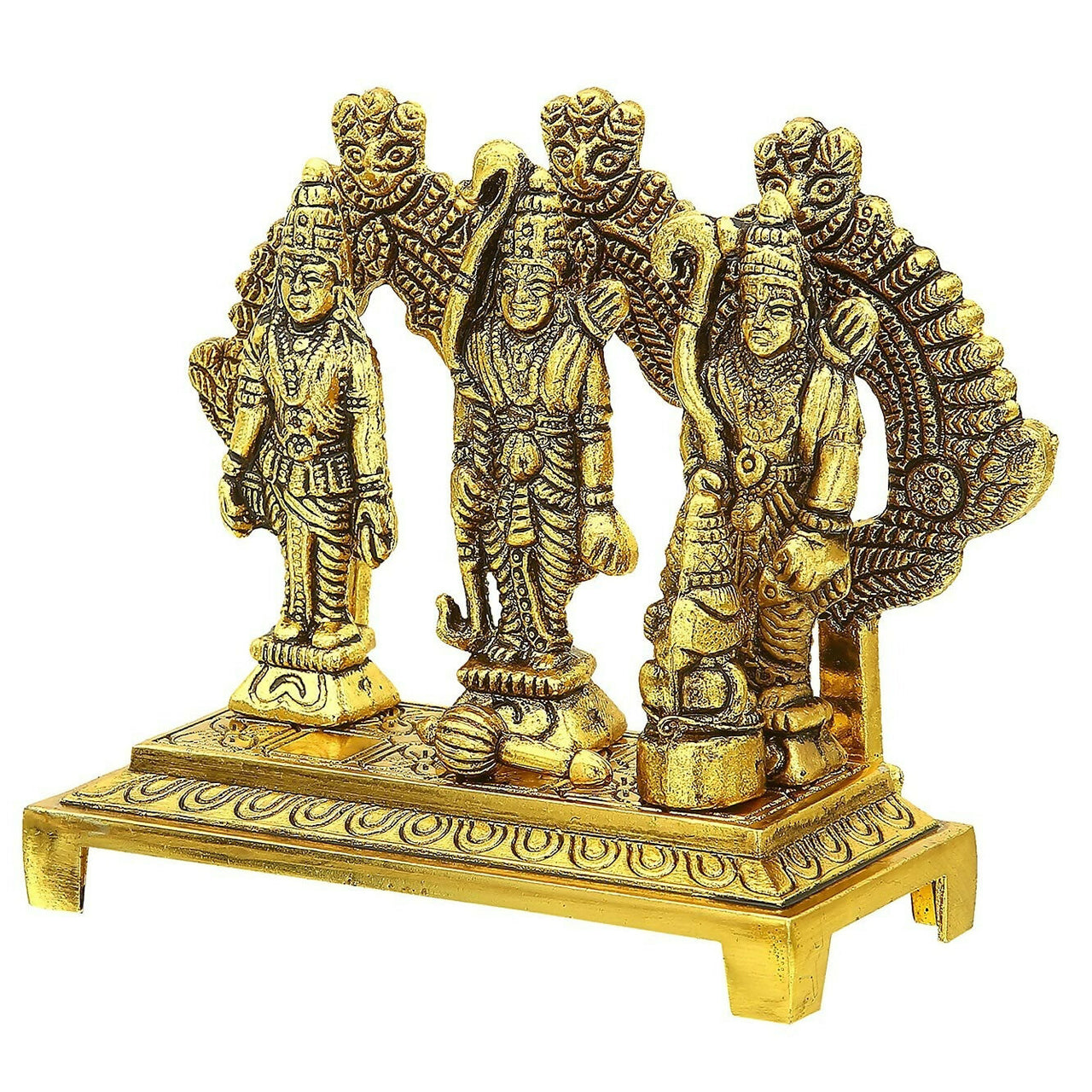 Craftam Metal Shri Ram Darbar With Hanuman Ji - Distacart