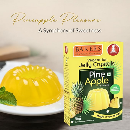 BAKERS Jelly Crystals - Pineapple - Dista