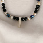 Thumbnail for NVR Men & Women Pearl Evil Eye Adjustable Bracelet - Distacart