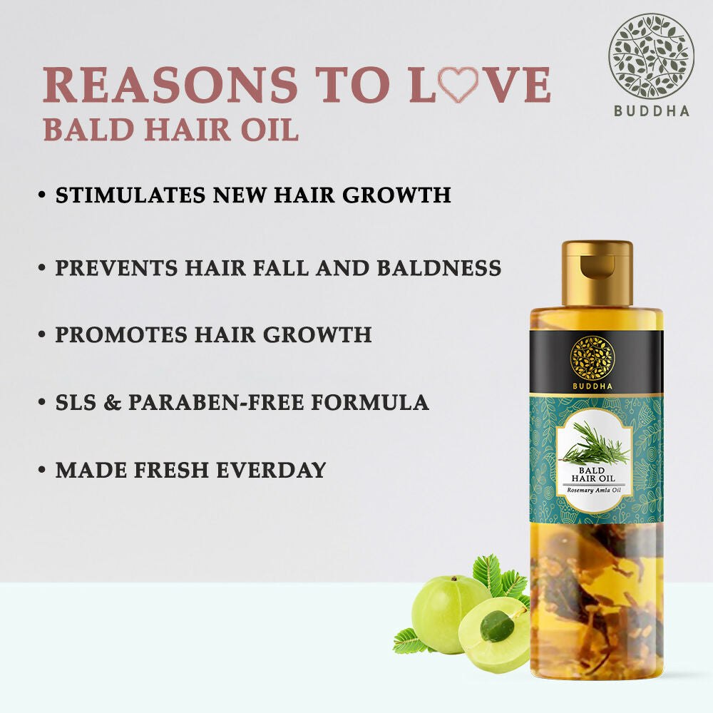 Buddha Natural Anti Bald Hair Oil - Distacart