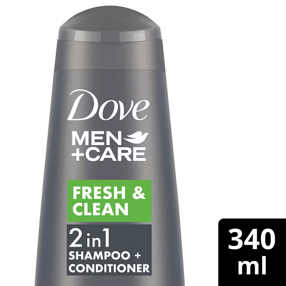 Dove Men +Care Fresh & Clean 2 In 1 Shampoo + Conditioner