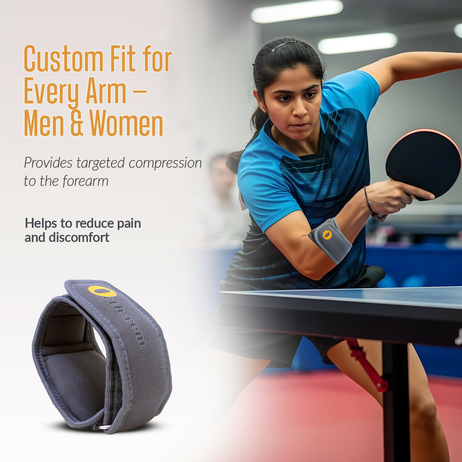 Orth-rem Tennis Elbow Support Brace Strap For Men & Women - Distacart