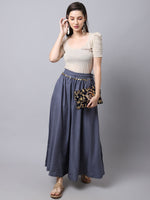 Thumbnail for TAG 7 Women Flared Ethnic Palazzos