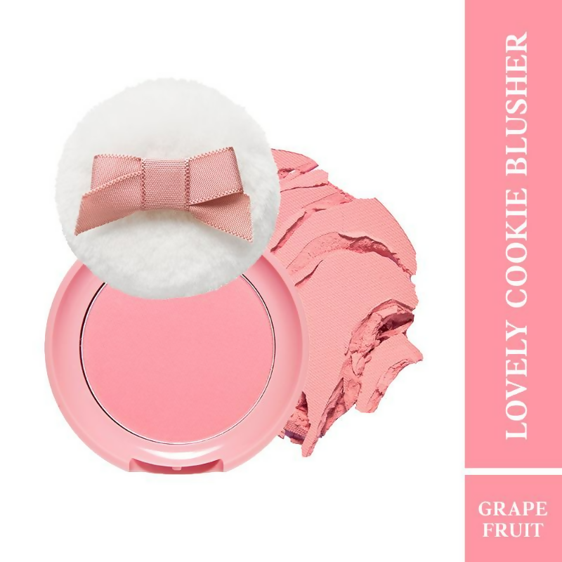 Etude House Lovely Cookie Pressed Powder Blush - Grapefruit - Distacart