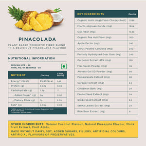 Wellbeing Nutrition Daily Fiber Powder-Pina Colada Flavor - Distacart