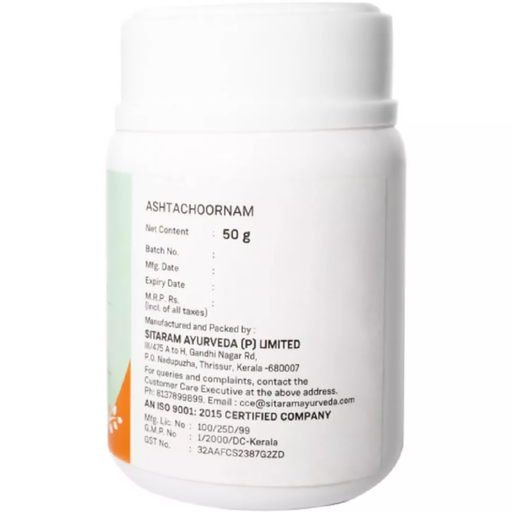 Sitaram Ayurveda Ashta Choornam - Distacart