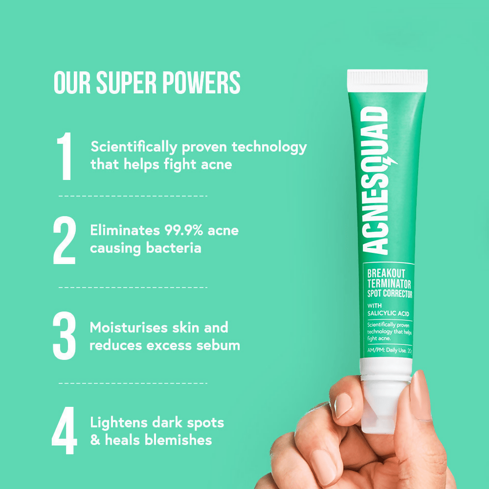 Acne Squad Spot Corrector For Active Acne With Salicylic Acid - Distacart