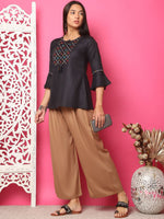 Thumbnail for TAG 7 Women Wide Leg Palazzos