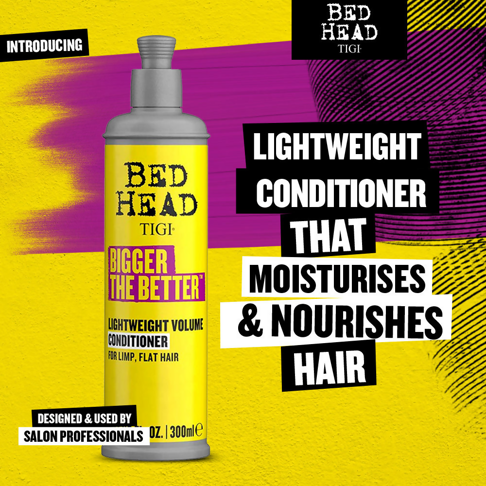 TIGI Bed Head Bigger The Better Lightweight Volume Hair Conditioner - Distacart
