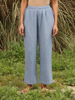 Thumbnail for trueBrowns Blue Cotton Sleeveless Co-ord Set - Distacart