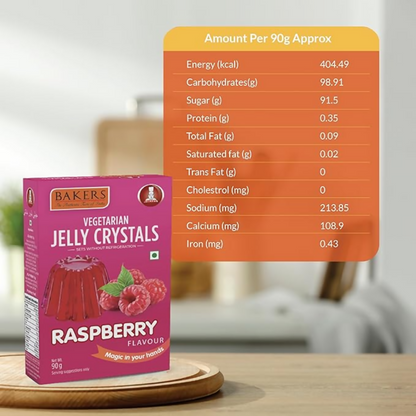 BAKERS Jelly Crystals - Raspberry - Dista
