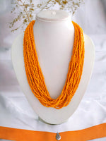 Thumbnail for Inhanns Handmade Beaded Multilayer Necklace, 20 Layers - Yellow - Distacart