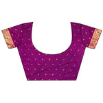 Thumbnail for Joban Fashion Teal Banarasi Soft Silk Peacock Butta Work Saree