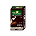 Thumbnail for VedicAyurveda Henna Based Hair Colour, Natural brown and Chestnut Brown - Dista
