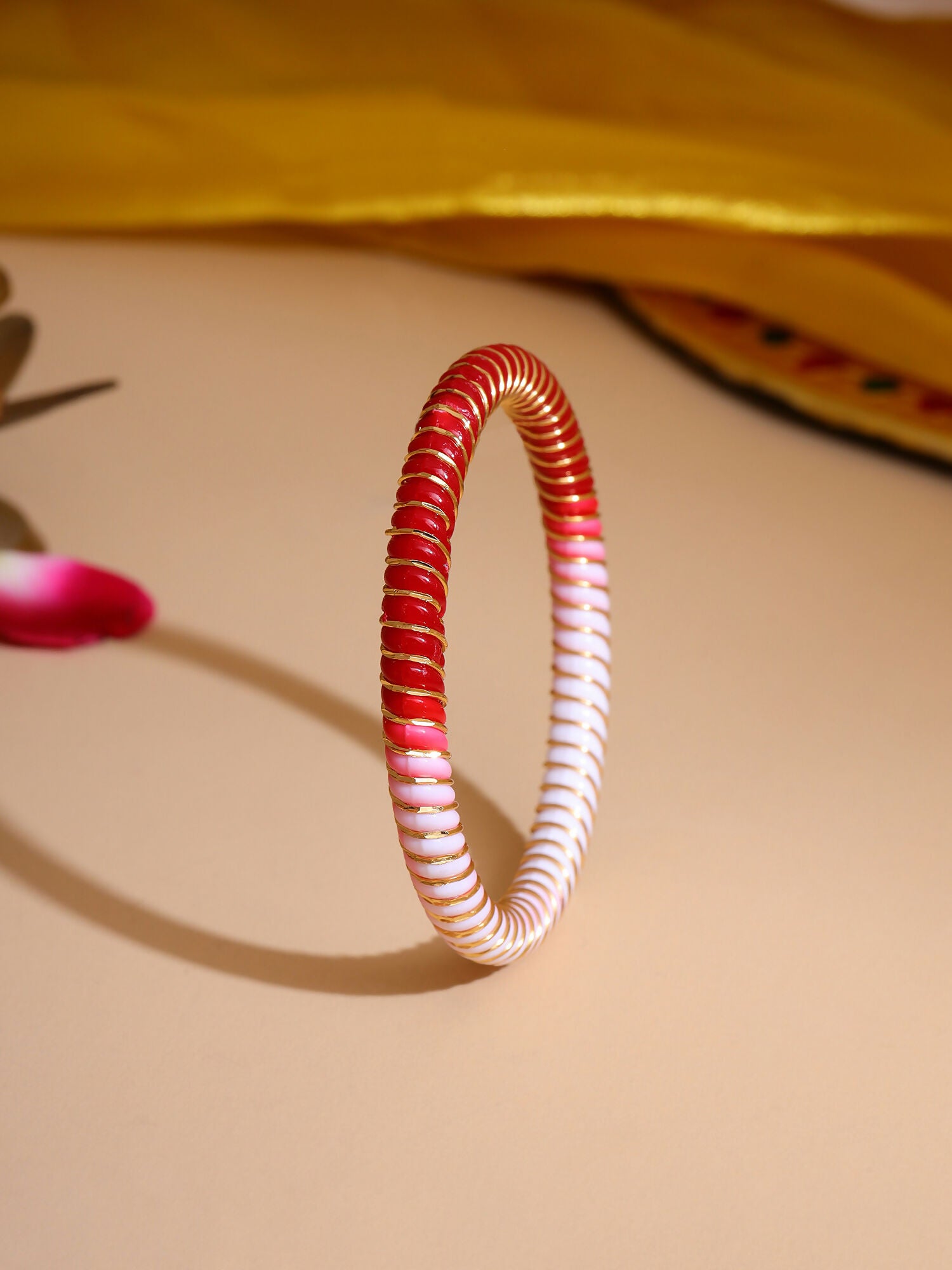 Ruby Raang Multi Traditional Bangle - Dista