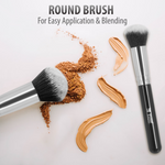 Thumbnail for Bronson Professional Foundation Brush for Liquid Cream Powder Makeup Blending Black - Dista