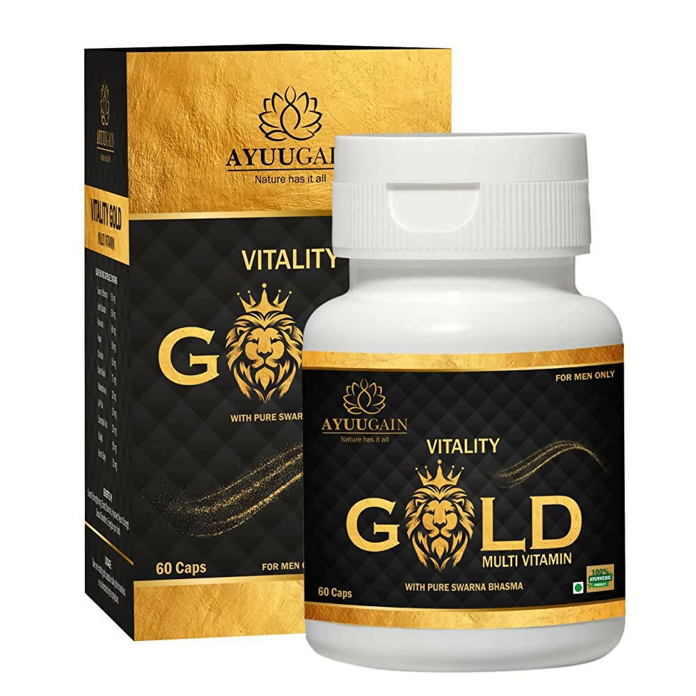 Ayuugain Vitality Gold Capsules For Men - Distacart