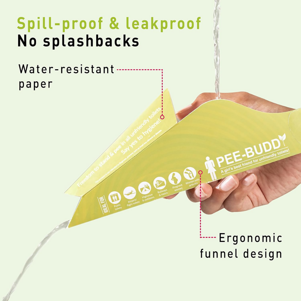 PEE BUDDY Disposable Female Urination Device for Women - Dista