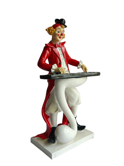 Sun Mun Decors Keyboard Musician Clown Figurine