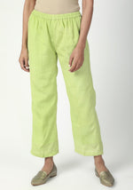 Thumbnail for trueBrowns Green Silver Laced Kurta-Pant - Distacart
