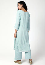 Thumbnail for trueBrowns Gota Slit Kurta-Pant-Dupatta
