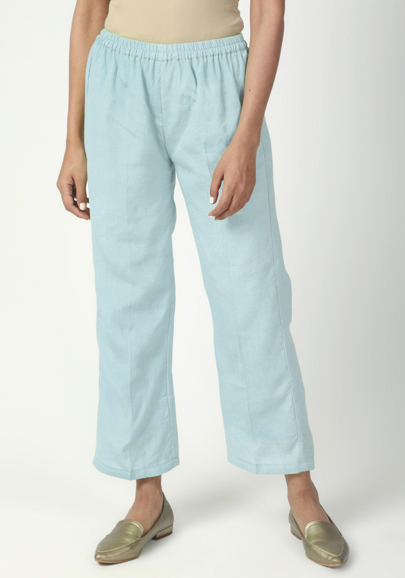 trueBrowns Blue Gota Kurta-Pant-Dupatta - Distacart