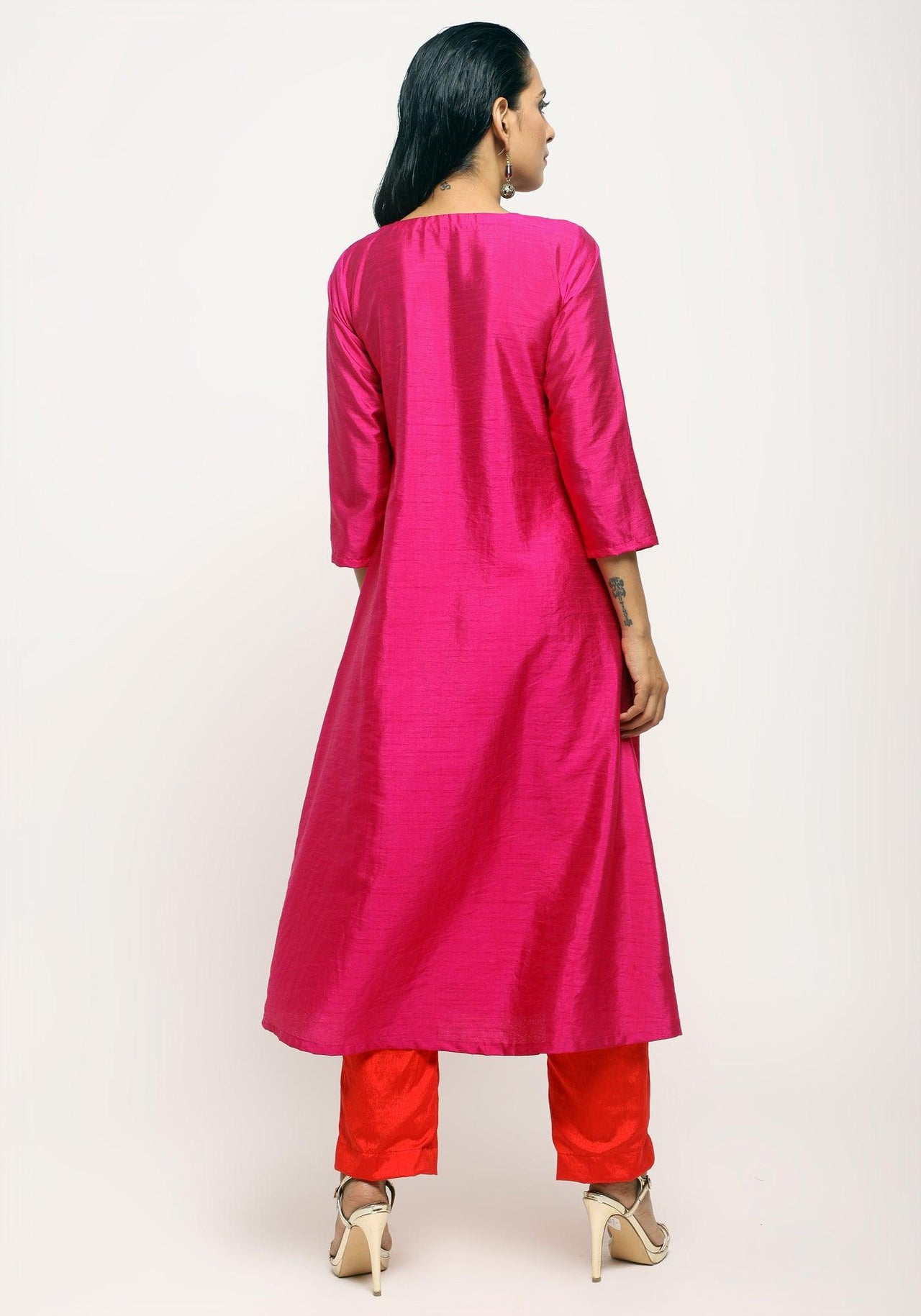trueBrowns Pink Angrakha Set - Distacart