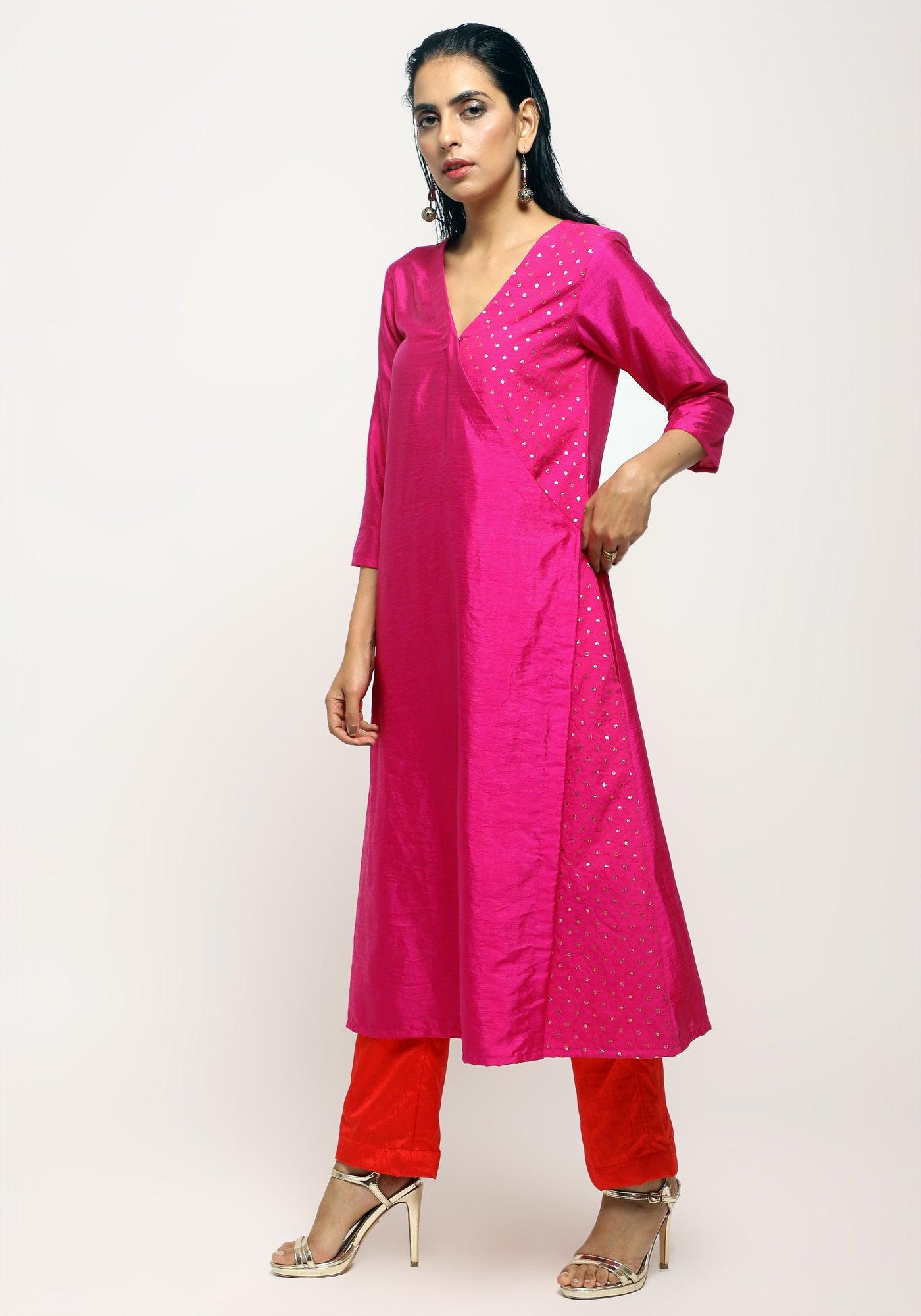 trueBrowns Pink Foil Angrakha Set - Distacart