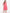 trueBrowns Brick Pink Dobby Grid Flared Dress