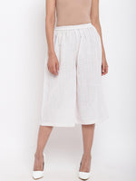 Thumbnail for trueBrowns White Cotton Pant - Distacart