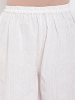 Thumbnail for trueBrowns White Cotton Pant - Distacart