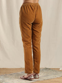 Thumbnail for trueBrowns Brown Velvet Pant - Distacart