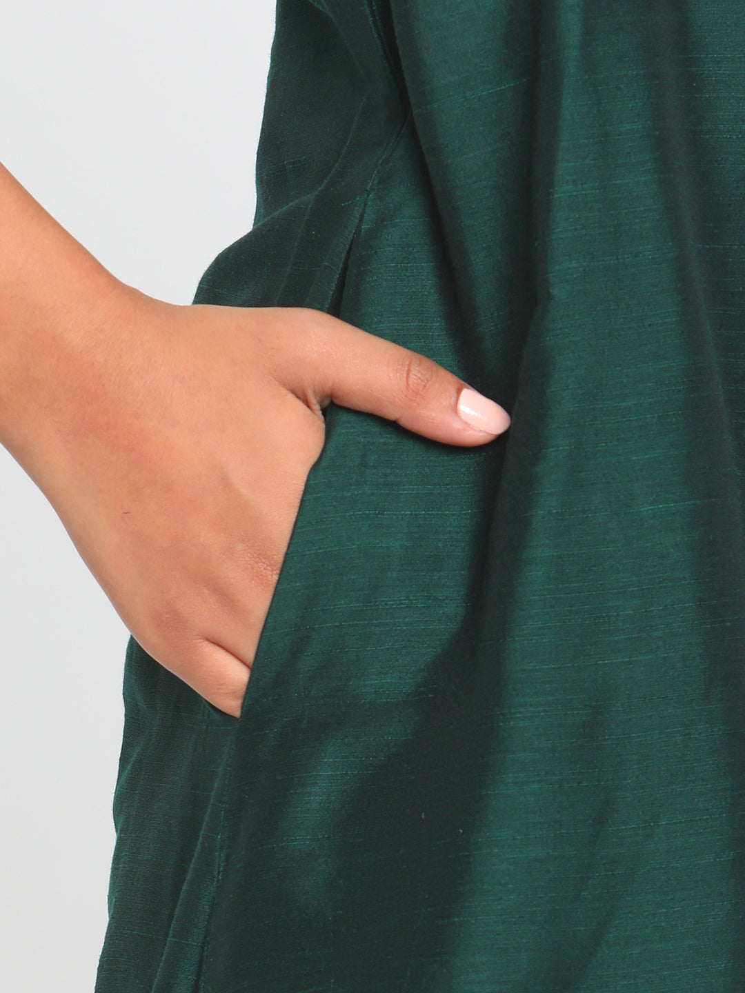 trueBrowns Green Silk Angrakha Set | Relove