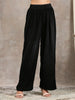 trueBrowns Black Velvet High Waist Pant - Distacart